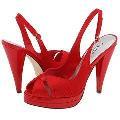 rsvp Aggie Red Satin/Red Patent Pumps/Heels