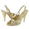 rsvp Alana Gold Leather Pumps/Heels