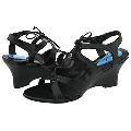 Fitzwell Marie Black Kid Sandals