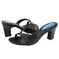 Fitzwell Megan Black Kid Sandals