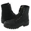 Fitzwell Will-M Black Wild Pony Leather Boots