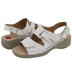 Lassen Zini Sandal White Emboss Leather Sandals