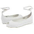 Type Z Shahira White Crinkle Sandals