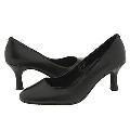 Fitzwell Suzanna Black Kid Leather Pumps/Heels