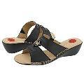 Lassen Emily Slide Black Atanado Sandals