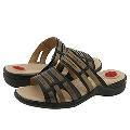 Lassen Lavonna Black/Bronze Nappa Sandals