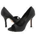 rsvp Willow Black Leather Pumps/Heels