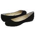 Type Z Nena Black/Suede Flats