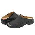 Lassen Plum Mule Black Nappa Slip-ons