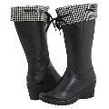 Type Z Janelle Black Leather Boots