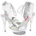 Promiscuous Kissable Silver Pumps/Heels