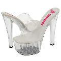 Promiscuous Risque Silver Pumps/Heels