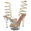 Promiscuous Seductive Gold Pumps/Heels
