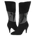 rsvp Tila Black Suede/Patent Boots