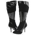 Type Z Danielle Widecalf Black Boots