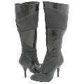 Type Z Danielle Widecalf Dark Grey Boots