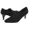 Bouquets Anika Black Suede Pumps/Heels
