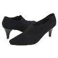Bouquets Angie Black Suede Pumps/Heels