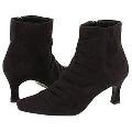 Bouquets Amelia Black Micro Suede Boots