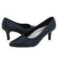 Bouquets Ingrid Navy Leather Pumps/Heels