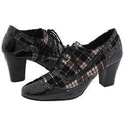 Gabriella Rocha Mindola Black/Red Plaid Oxfords