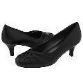 Fitzwell Florence Black Kid Pumps/Heels