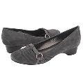 Fitzwell Kelan Grey Kid Suede Pumps/Heels