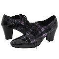 Gabriella Rocha Mindola Black/Purple/Plaid Oxfords