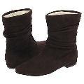 Type Z Gabrielle Brown Kid Suede Boots