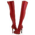 Promiscuous Lustfulness Red Smooth Boots