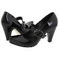 Type Z Eilis Black Patient Kid Skin Pumps/Heels
