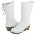 Type Z Shirlyn White Boots