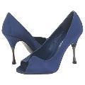 Gabriella Rocha Katye Navy Satin Pumps/Heels