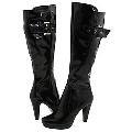 Promiscuous Splendid Black Pat Kid + Pat. Pu Boots