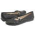 Vigotti Akkia Black Leather Flats