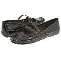 Vigotti Phalyn Brown/Black Patent Flats