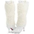 Promiscuous Animalistic White Patent Boots