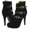 Type Z Verrona Black Suede Boots
