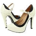 Type Z Zooey Bone/Black Pumps/Heels