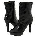 Type Z Evelyn Black Patent Boots