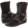 Fitzwell Willow Dark Brown Kid Suede Boots