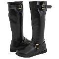 Fitzwell Rider Black Kid Leather Boots