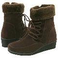 Fitzwell Dakota Brown Kid Suede Boots