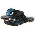 Type Z Penny Black Sandals