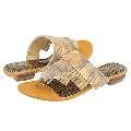 Type Z Penny Gold Sandals