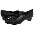 Fitzwell Kelan Black Kid Leather Pumps/Heels