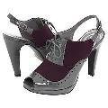 Gabriella Rocha Kellie Grey Patent/Purple Pumps/Heels