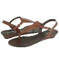 Type Z Honored Chocolate Leather Sandals