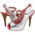 Type Z Isabella Silver Metallic Pumps/Heels