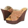 Type Z Paquine Tan Leather Sandals